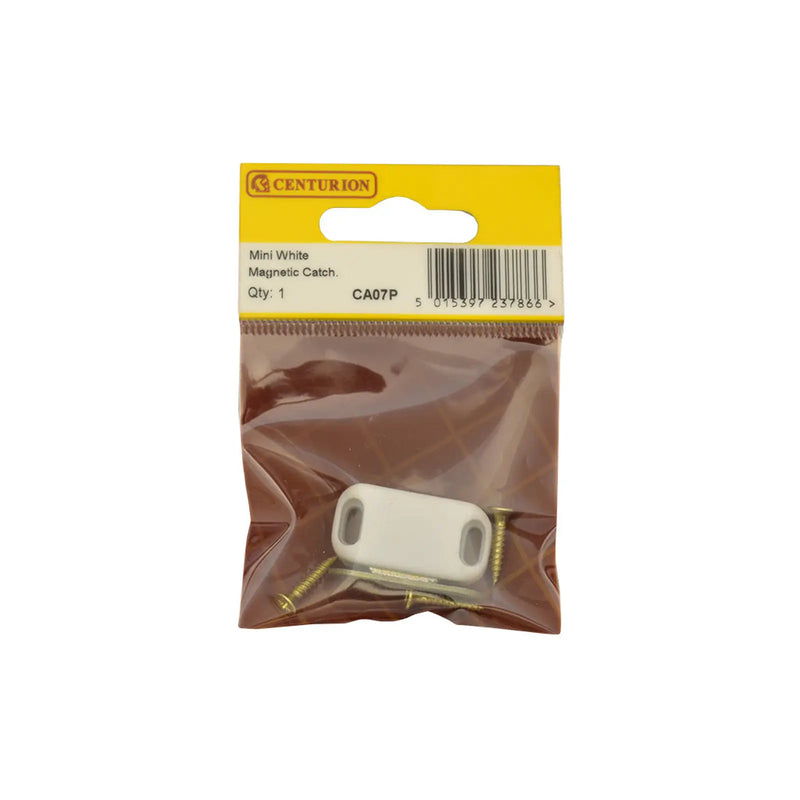 Centurion 35 X 27Mm Zp Mini White Magnetic Catch