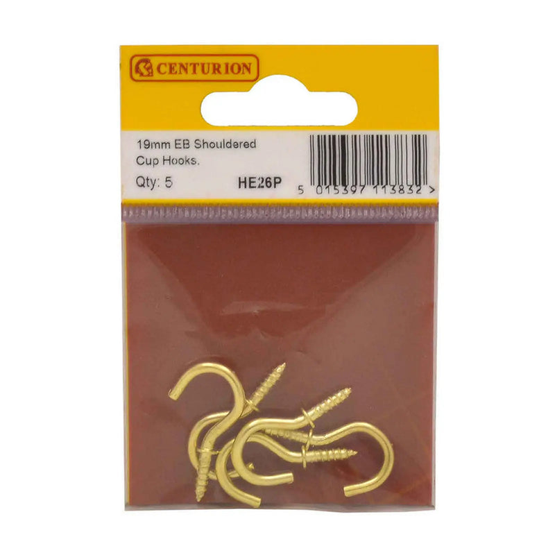 Centurion 19mm EB Shouldered Cup Hooks