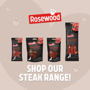ROSEWOOD Steak Sticks Beef & Pollock Dog Treats Medium