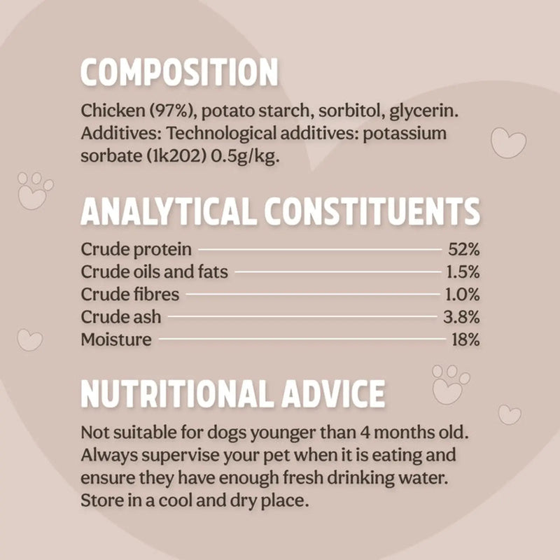 ROSEWOOD Chicken Fillet Strips Dog Treats Large