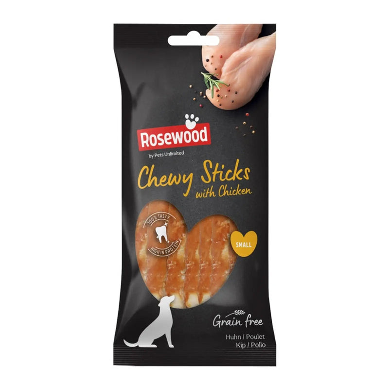 ROSEWOOD Chewy Sticks With Chicken Dog Treats 10 Piece