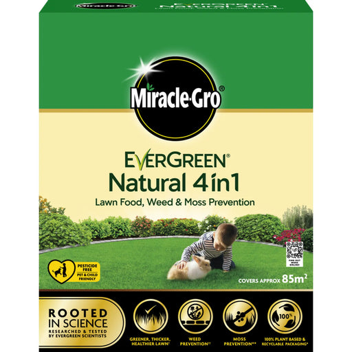 Stax Miracle-Gro® Natural 4 in 1 Feed, Weed & Mosskiller 85sqm
