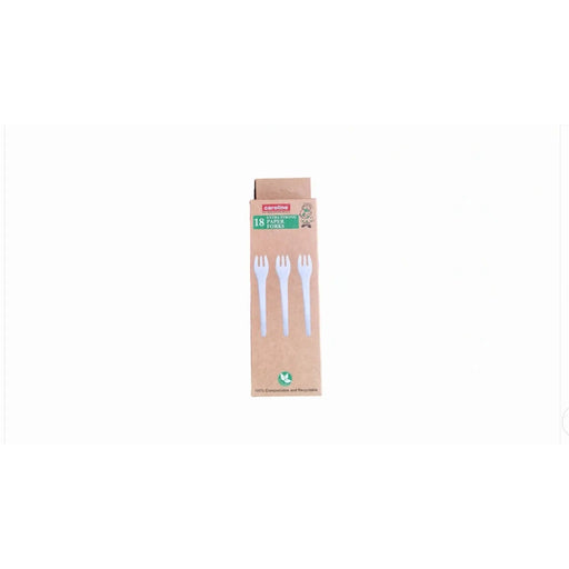 Caroline Paper Forks Pack 18