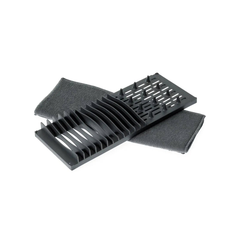 Stax Casa & Casa 2 In 1 Drying Mat With Rack Grey