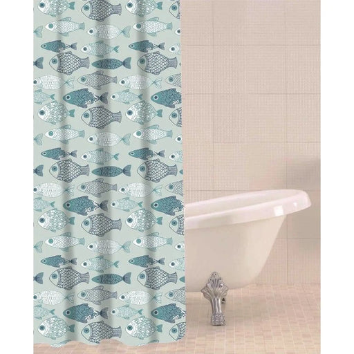 Sabichi Shower Curtain 180 x 180cm Baby Fish