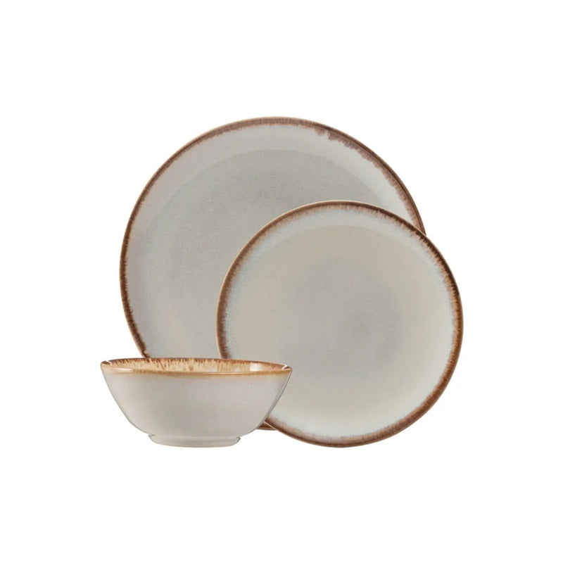 Mason Cash Reactive Cream Dinner Set 12 Piece
