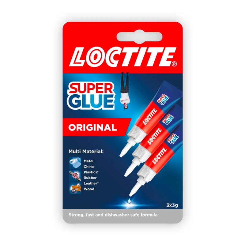 Loctite Maxi Trio Super Glue Liquid 3 x 3g