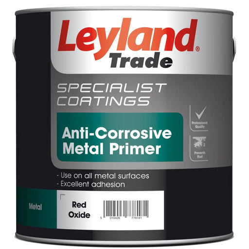 Leyland Trade Anti Corrosive Metal Primer 2.5L Red Oxide