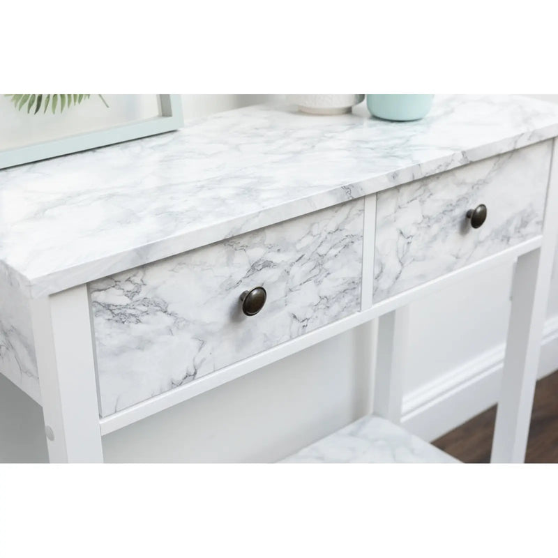 Stax d-c-fix® Self Adhesive Film - Marble Cortes Silver 67.5cm x 2m