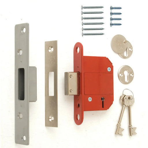 Era Fortress Mortice Deadlock Satin 76mm