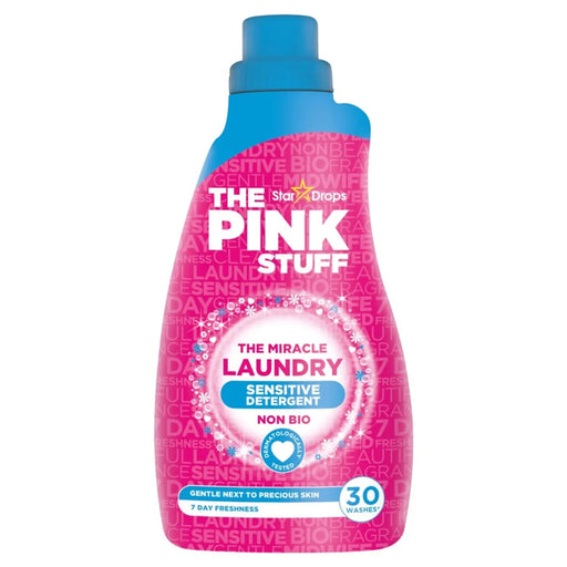 The Pink Stuff Sensitive Non Bio Laundry Liquid 960ml 30 Wash