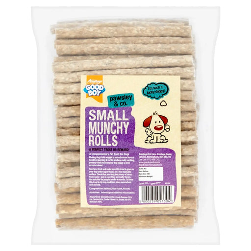Good Boy Small Munchy Rolls Natural 5" Pack 100
