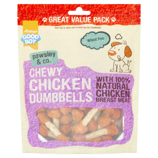 Good Boy Chewy Chicken Dumbells Treats 350g