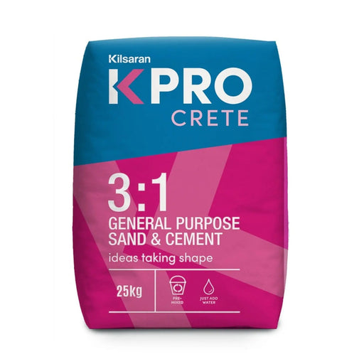 Kilsaran Kpro Crete 3:1 Sand & Cement Mix 25kg