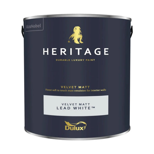 Dulux Heritage Matt 2.5L Lead White