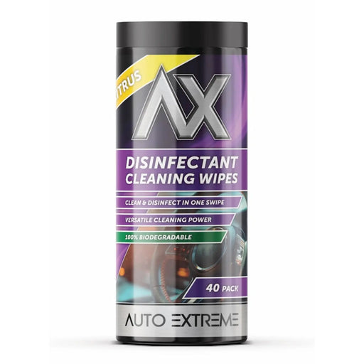 Ax Disinfectant Cleaning Wipes Pack 40 Citrus