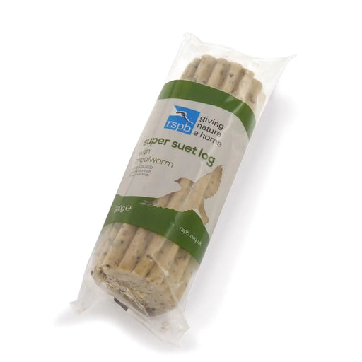 Rspb Super Suet Log With Mealworm 500g