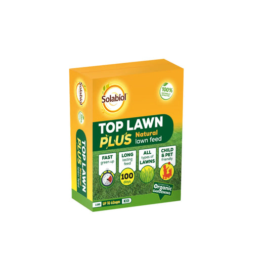Solabiol Top Lawn Plus Natural Lawn Feed 2.5kg 63sqm