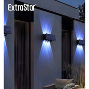 Extrastar LED Solar 4 Way Wall Lamp