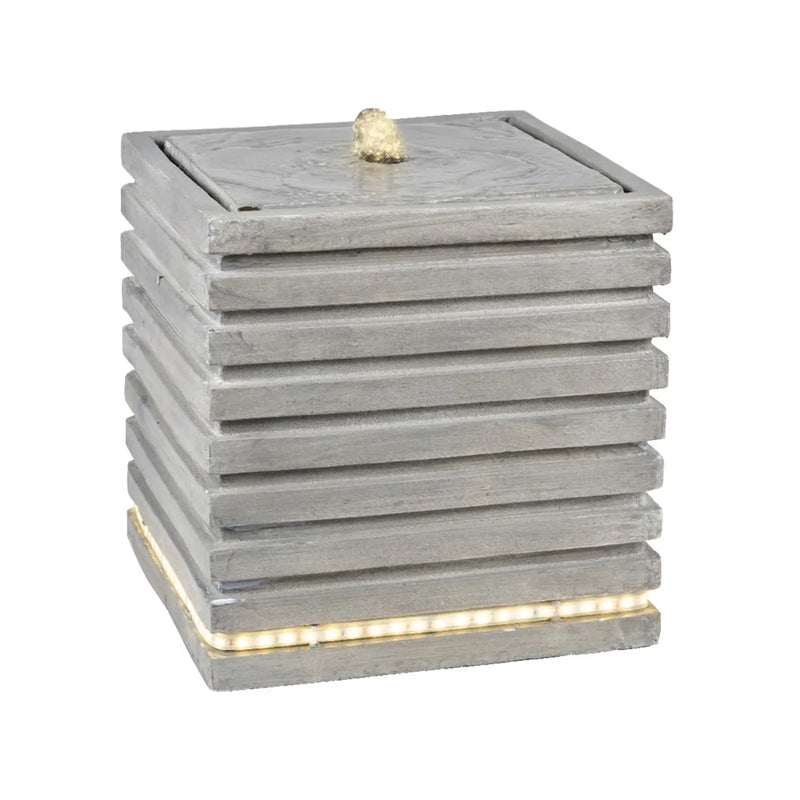 Kaemingk Square Fountain Light Grey