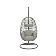 Kaemingk Corsica Wicker Egg Chair 95cm Grey