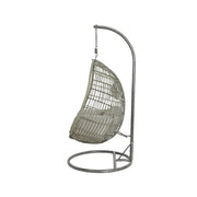 Kaemingk Corsica Wicker Egg Chair 95cm Grey