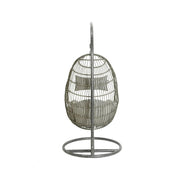 Kaemingk Corsica Wicker Egg Chair 95cm Grey