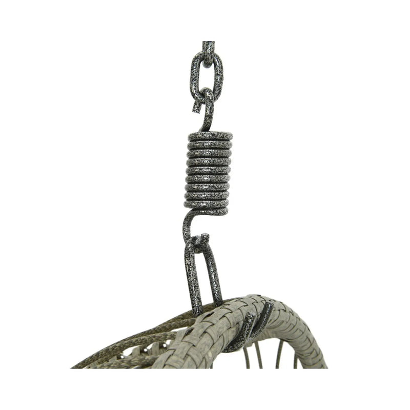 Kaemingk Corsica Wicker Egg Chair 95cm Grey