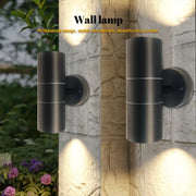 Extrastar Outdoor Up & Down Double Wall Light Black