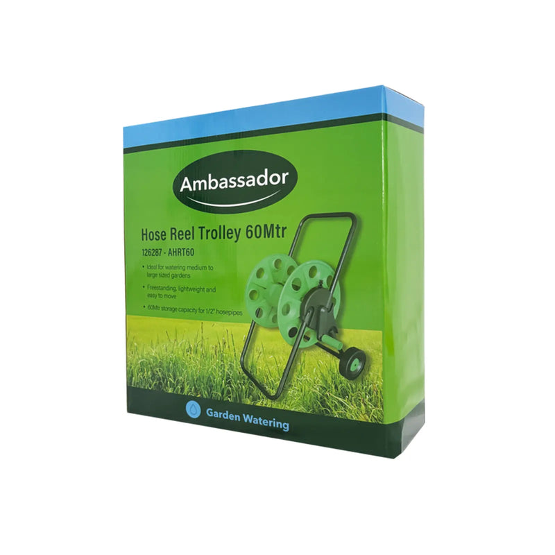 Ambassador Hose Reel Trolley 60m