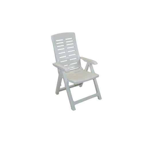 SupaGarden Multi Position Armchair White