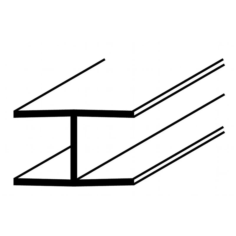 Easyfix H Section White S 12mm x 8ft