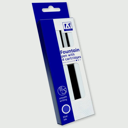 Stax I G Design Fountain Pen With 4 Cartridges