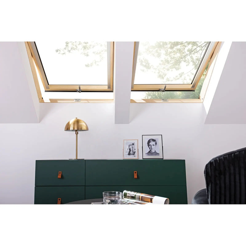 Fakro Pine Centre Pivot Window 79 x 98cm