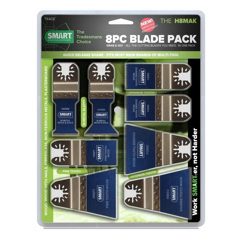 Smart Multi Tool Blade Set 8 Piece