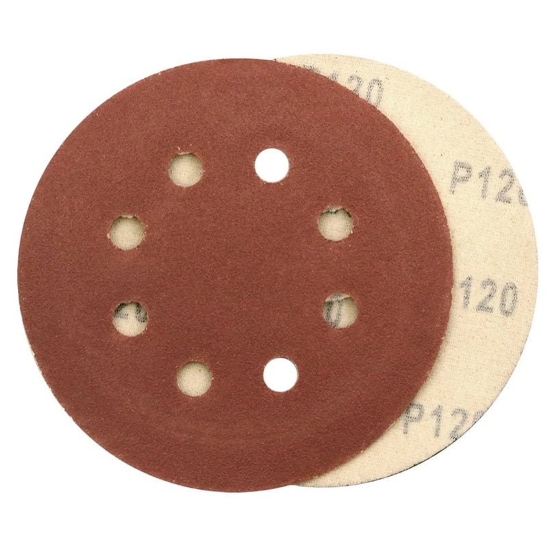 Abracs Hook & Loop Disc Pack 10 125mm x 120 Grit