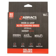 Abracs Hook & Loop Disc Pack 10 150mm x 80g