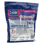 Crystale Platinum Dishwasher Tablets 30 Tabs Pink Grapefruit