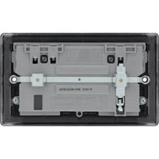 BG Double Power Socket With USB 13a Matt Black