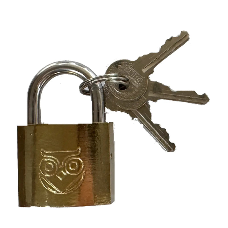 Stax Owler & Banks Brass Coated Padlock 32mm