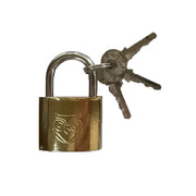 Stax Owler & Banks Brass Coated Padlock 38mm