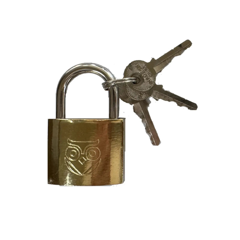 Stax Owler & Banks Brass Coated Padlock 38mm
