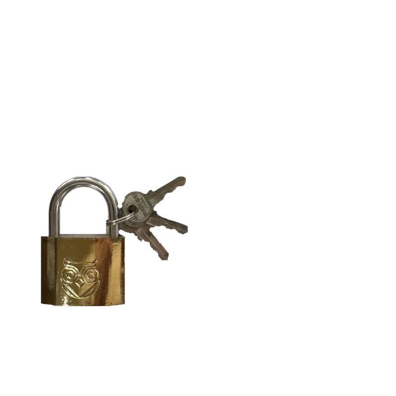 Stax Owler & Banks Brass Coated Padlock 50mm
