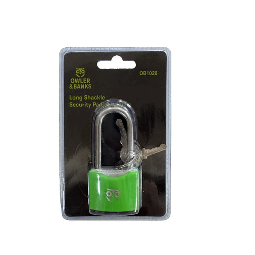 Stax Owler & Banks Iron Padlock Long Shackle 40mm
