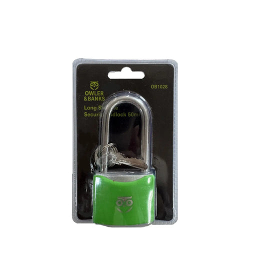Stax Owler & Banks Iron Padlock Long Shackle 50mm