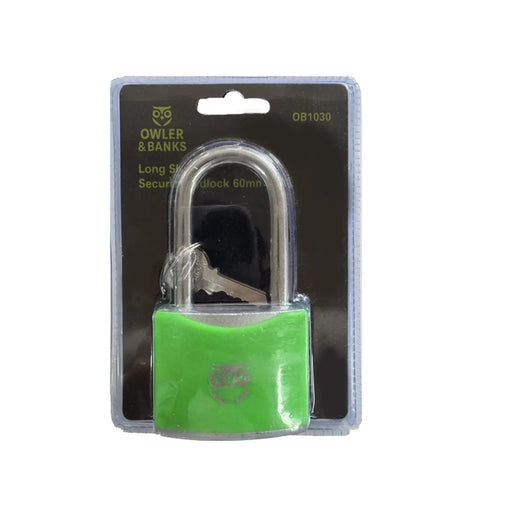 Stax Owler & Banks Iron Padlock Long Shackle 60mm