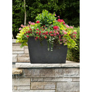Primeur Sonata Trough Planter Steel Grey 50cm
