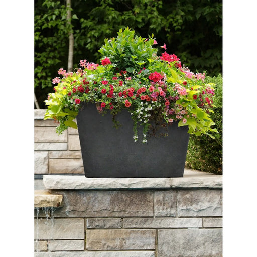 Primeur Sonata Trough Planter Steel Grey 50cm