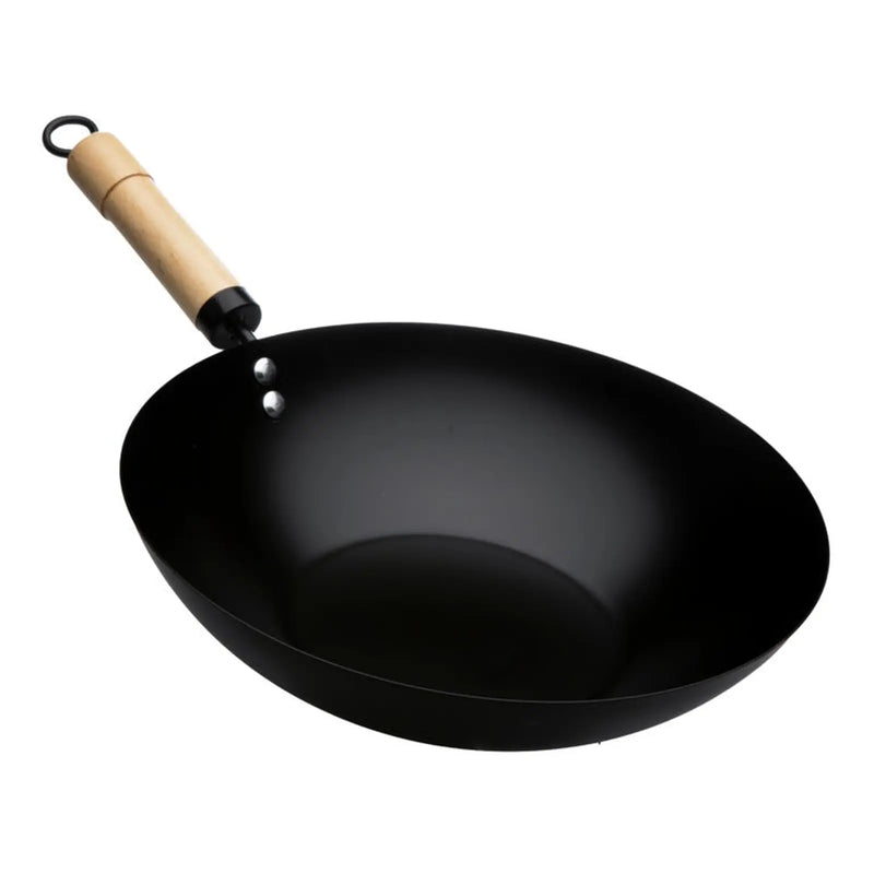 FIRST CHOICE Non Stick Wok With Wooden Handle 30cm