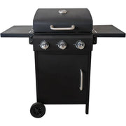 Pagoda 3 Burner Gas BBQ With Side Table